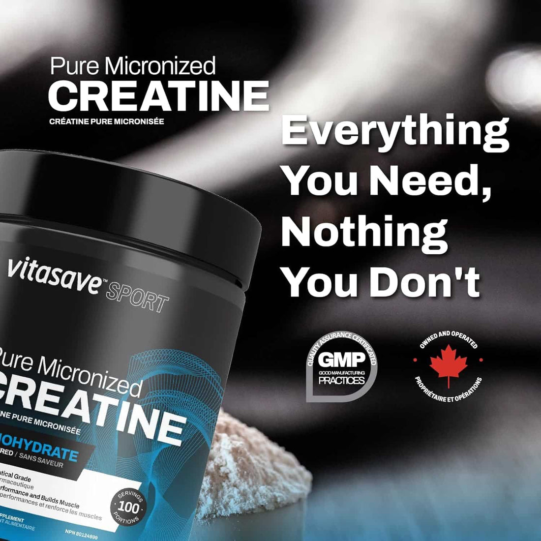 Mixing creatine hydration supplement in shaker bottle