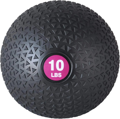 PRISP Weighted Slam Medicine Ball – Non-Bounce Fitness Ball with Easy-Grip Textured Surface for Core, Strength & Conditioning Workouts PRISP