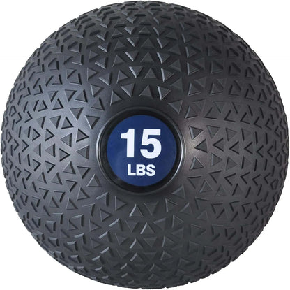 PRISP Weighted Slam Medicine Ball – Non-Bounce Fitness Ball with Easy-Grip Textured Surface for Core, Strength & Conditioning Workouts PRISP