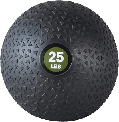 PRISP Weighted Slam Medicine Ball – Non-Bounce Fitness Ball with Easy-Grip Textured Surface for Core, Strength & Conditioning Workouts PRISP
