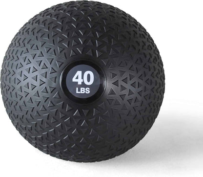 PRISP Weighted Slam Medicine Ball – Non-Bounce Fitness Ball with Easy-Grip Textured Surface for Core, Strength & Conditioning Workouts PRISP