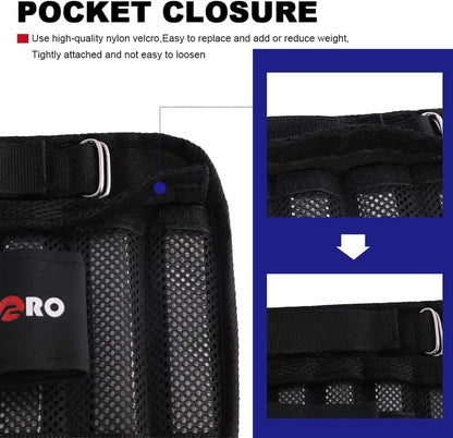 Black bag with pocket closure feature and Pro brand logo.