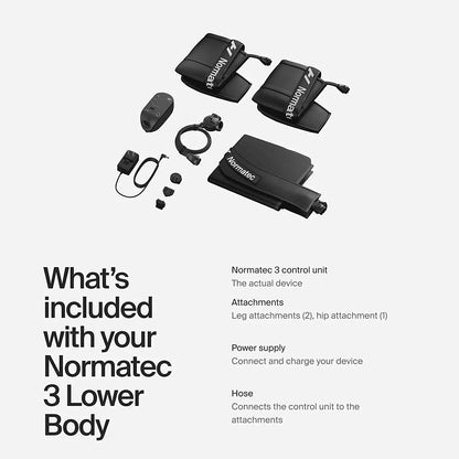 Normatec 3 Lower Body Recovery System by Hyperice – Dynamic Air Compression for Legs & Hips – Patented Pulse Massage Tech Hyperice