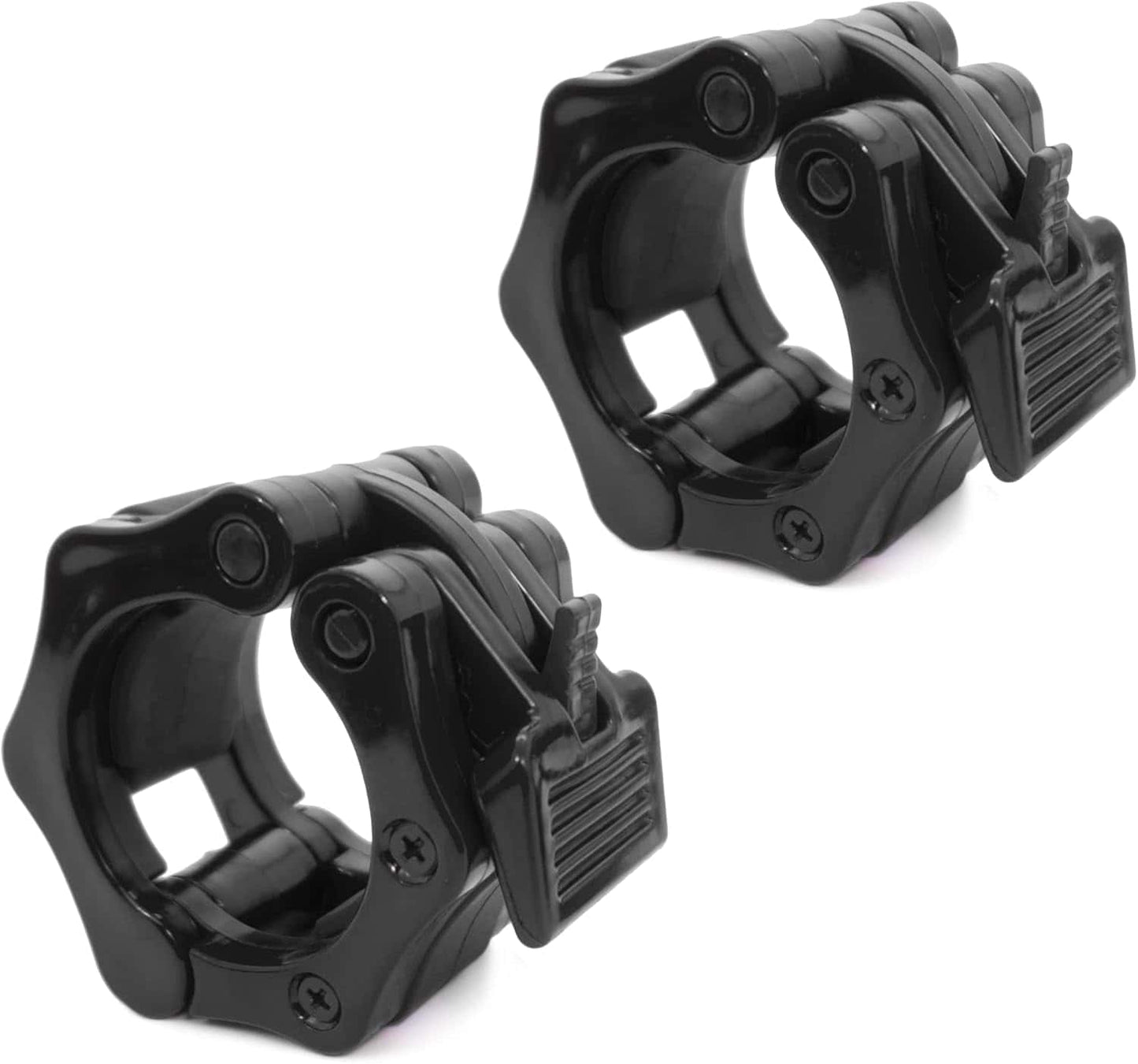 ProsourceFit Olympic Barbell Clamp Collars – Quick Release 2-Inch Barbell Clips (Pair) for Powerlifting, Weightlifting & Strength Training ProsourceFit