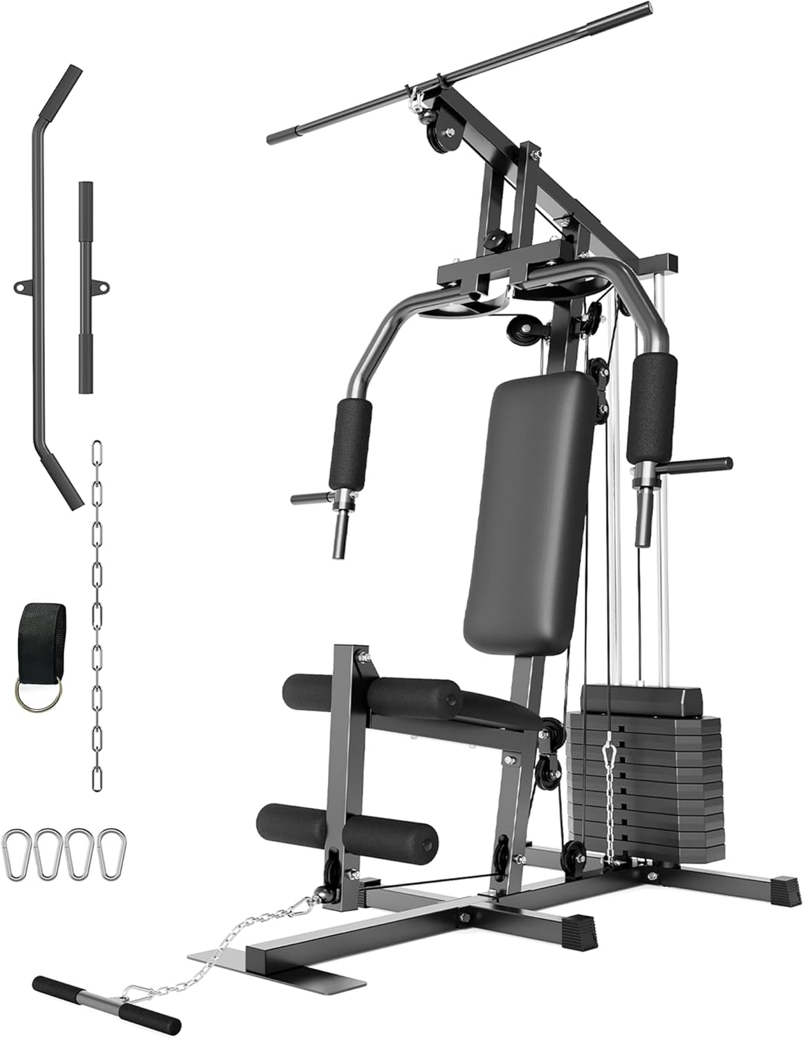 Precision Integrated Carbon Workout Hub: 100LB Home Gym