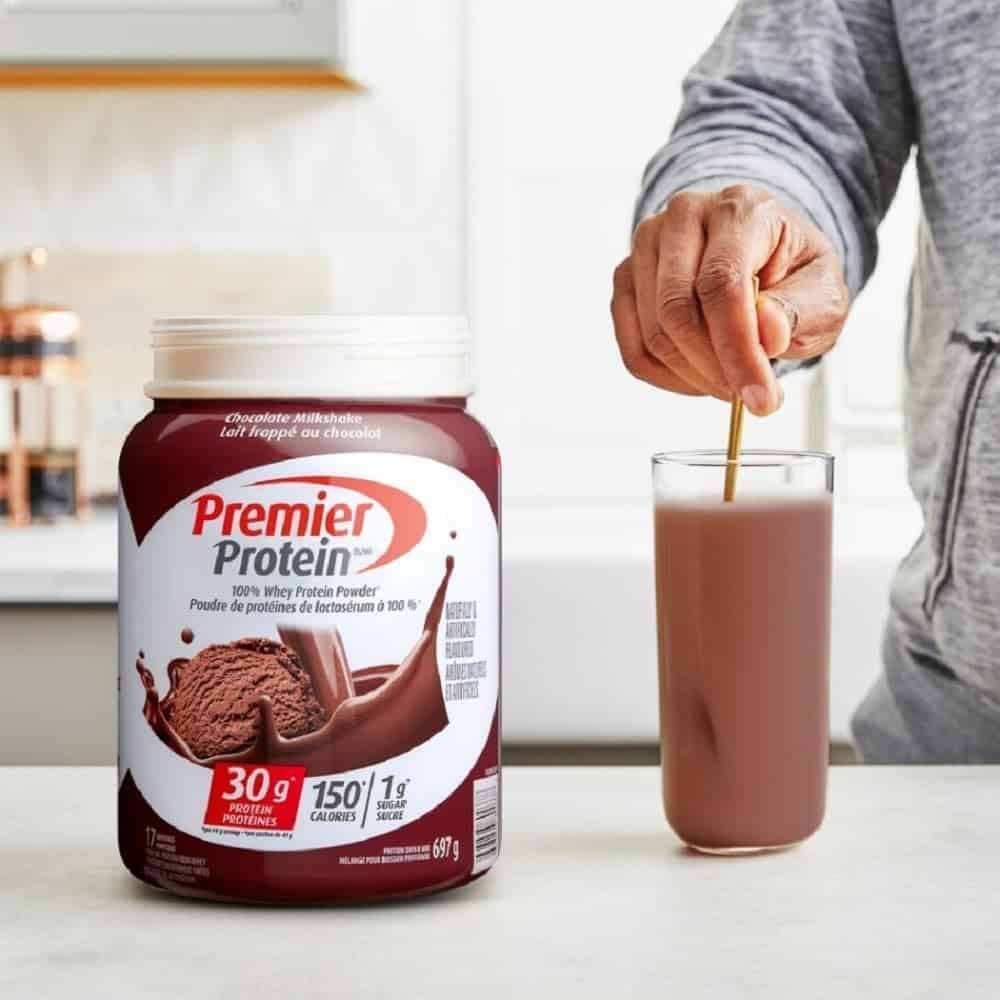 Premier Protein Powder – Chocolate & Vanilla Milkshake – 30g Whey Protein, 1g Sugar, Keto Friendly, Gluten Free – 17 Servings Premier Protein