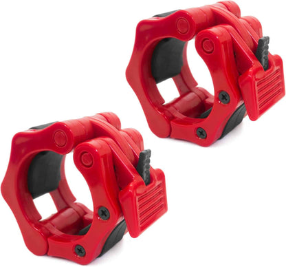 ProsourceFit Olympic Barbell Clamp Collars – Quick Release 2-Inch Barbell Clips (Pair) for Powerlifting, Weightlifting & Strength Training ProsourceFit
