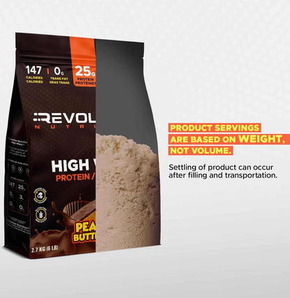 Revol Nutri high protein powder package with text on a white background