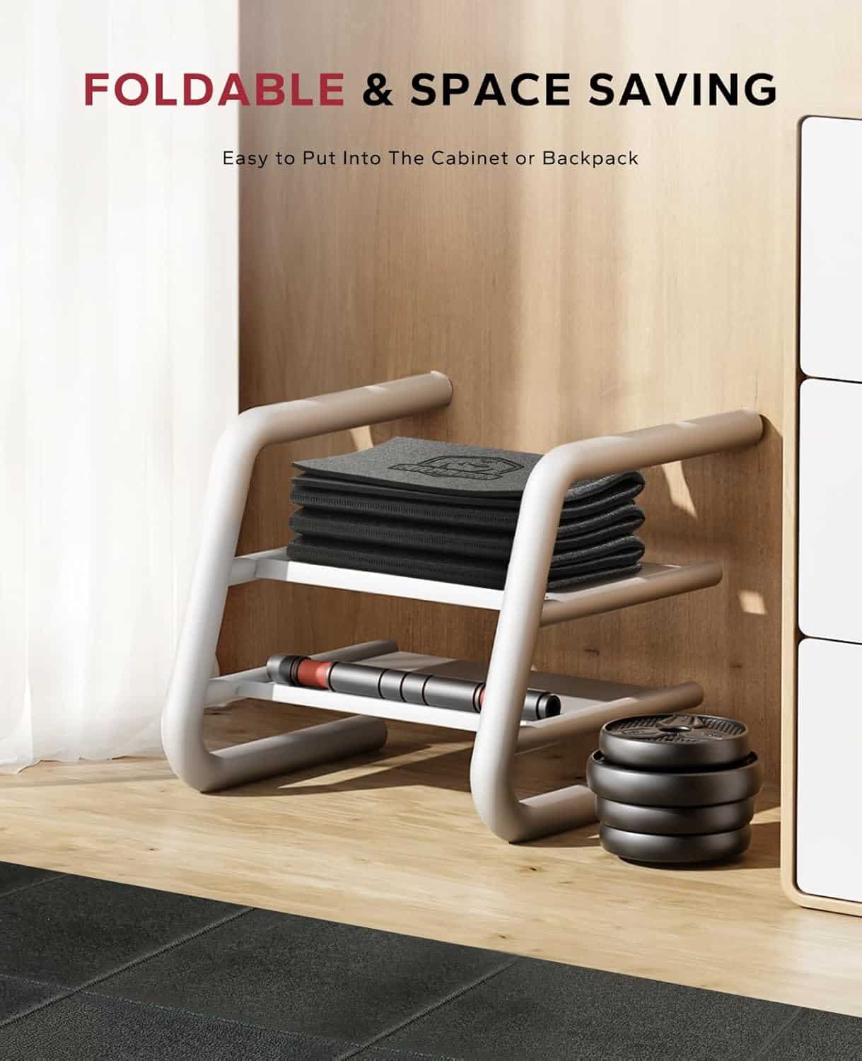 Exercise Equipment Mats – 6-Piece Interlocking Rubber & EVA Foam Tiles (24 sq ft) | Heavy-Duty Non-Slip Home Gym Flooring for Weightlifting, Cardio & Fitness Equipment FitCore Supply