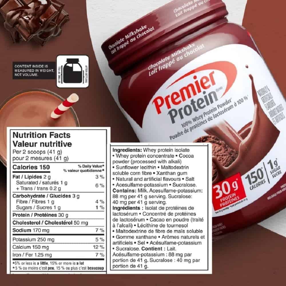 Premier Protein Powder – Chocolate & Vanilla Milkshake – 30g Whey Protein, 1g Sugar, Keto Friendly, Gluten Free – 17 Servings Premier Protein