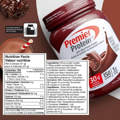 Premier Protein Powder – Chocolate & Vanilla Milkshake – 30g Whey Protein, 1g Sugar, Keto Friendly, Gluten Free – 17 Servings Premier Protein