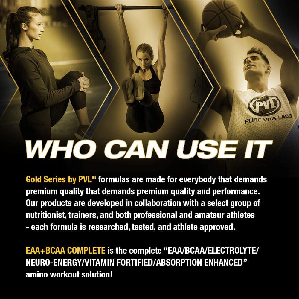 Advertisement for PVL products featuring athletes and text about product use.