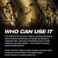 Advertisement for PVL Gold Series products with images of people exercising and text about product use.