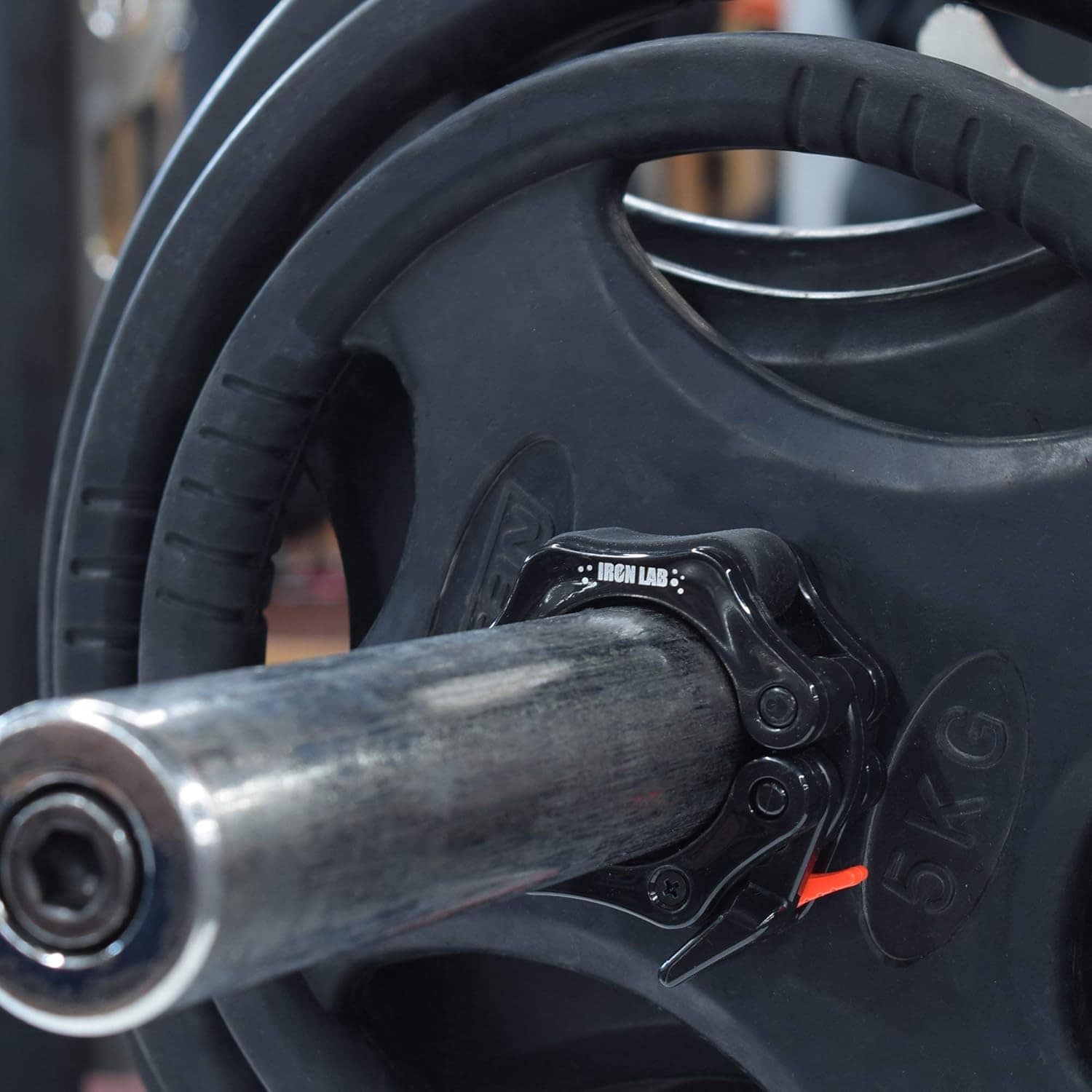 Iron Lab 2-Inch Olympic Barbell Clamps – Pair of Heavy-Duty Quick Release Barbell Collars for Weightlifting, CrossFit & Powerlifting Iron Lab