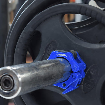 Iron Lab 2-Inch Olympic Barbell Clamps – Pair of Heavy-Duty Quick Release Barbell Collars for Weightlifting, CrossFit & Powerlifting Iron Lab