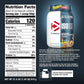 Dymatize ISO 100 Hydrolyzed protein powder container with nutrition label on a dark background