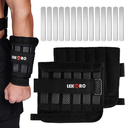 Black weightlifting belt with wrist wraps and weight plates on a white background