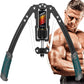 Fitness equipment with a muscular man in the background