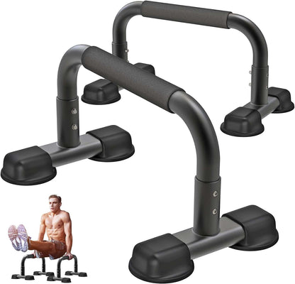 Black pull-up bar with additional attachments on a white background
