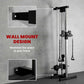 Gym equipment with wall mount design on a gray background