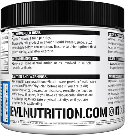 Back label of a supplement container with text and branding
