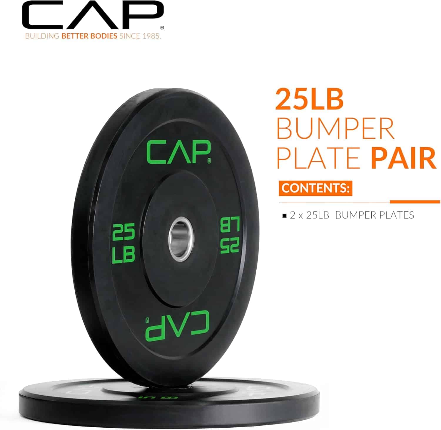 CAP Barbell Rubber Olympic Bumper Plate | Multiple Options CAP Barbell