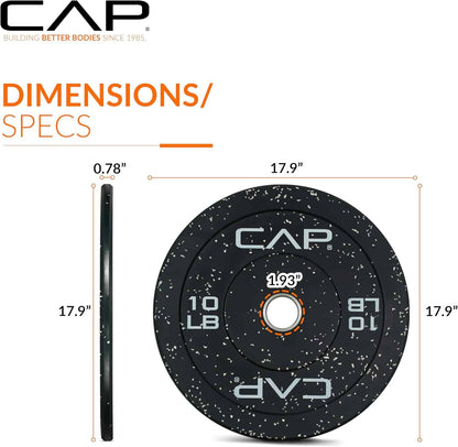 CAP Barbell Rubber Olympic Bumper Plate | Multiple Options CAP Barbell