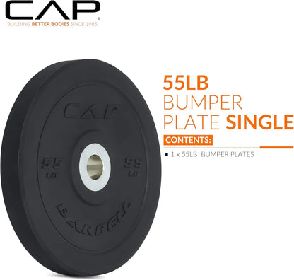 CAP Barbell Rubber Olympic Bumper Plate | Multiple Options CAP Barbell