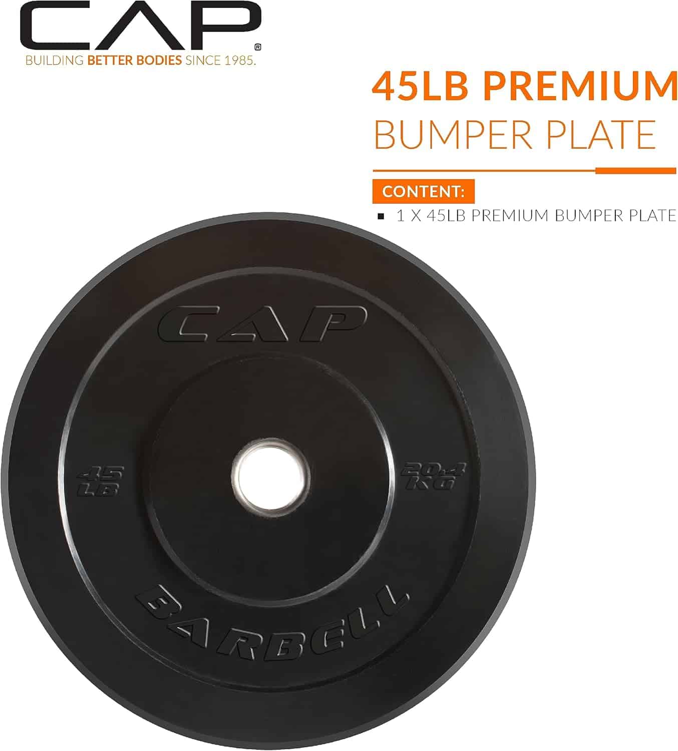 CAP Barbell Rubber Olympic Bumper Plate | Multiple Options CAP Barbell