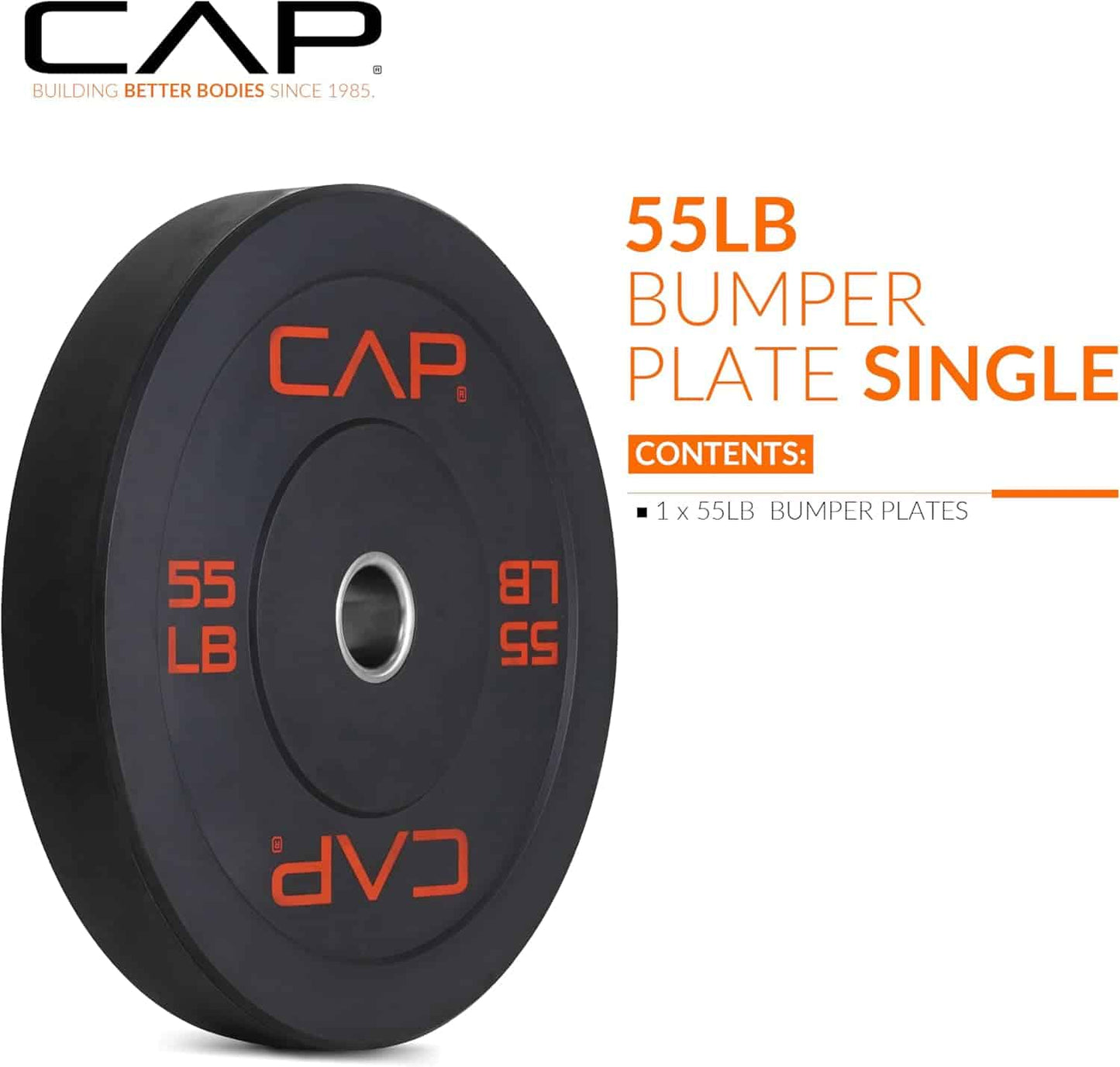 CAP Barbell Rubber Olympic Bumper Plate | Multiple Options CAP Barbell