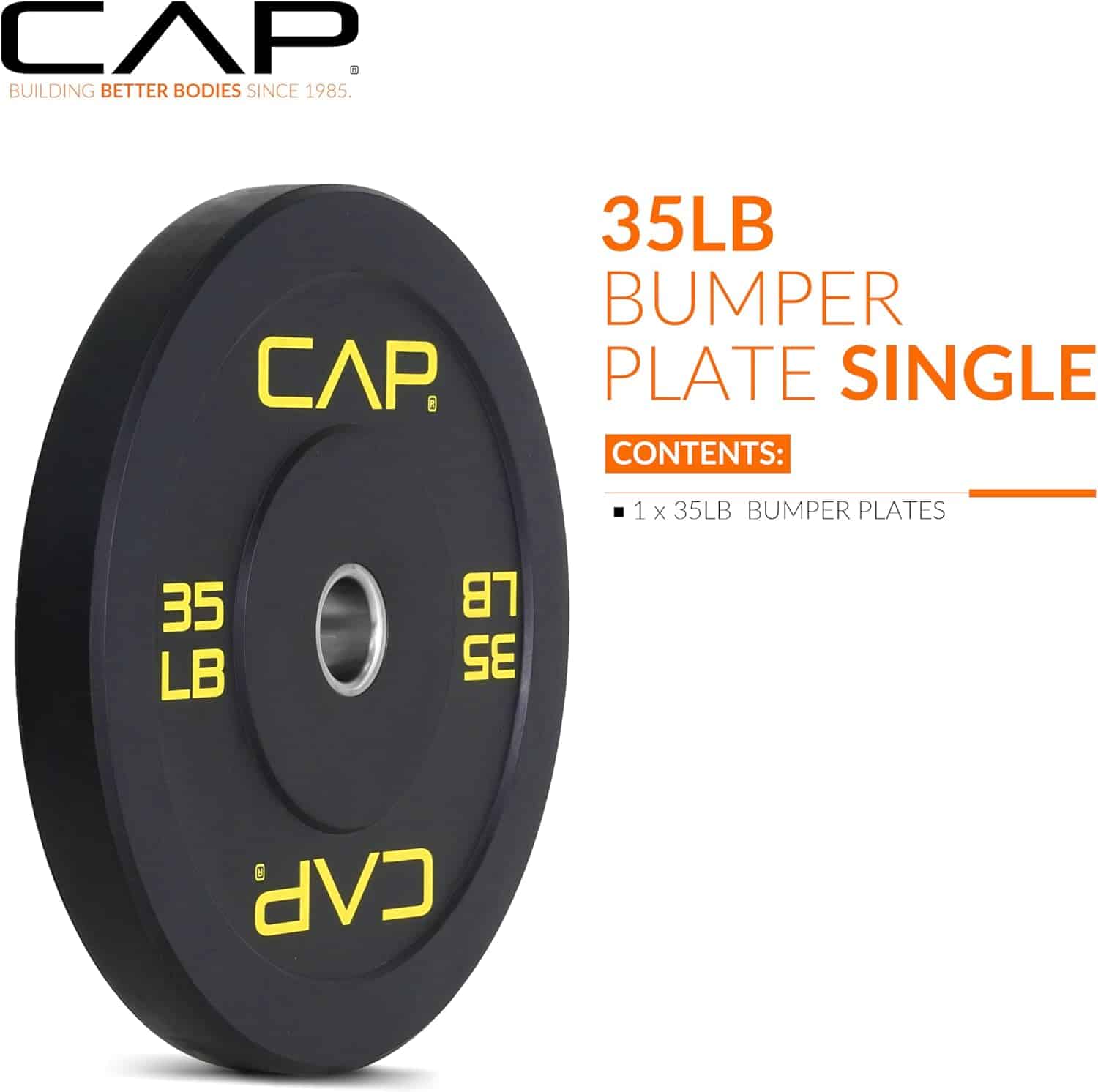 CAP Barbell Rubber Olympic Bumper Plate | Multiple Options CAP Barbell