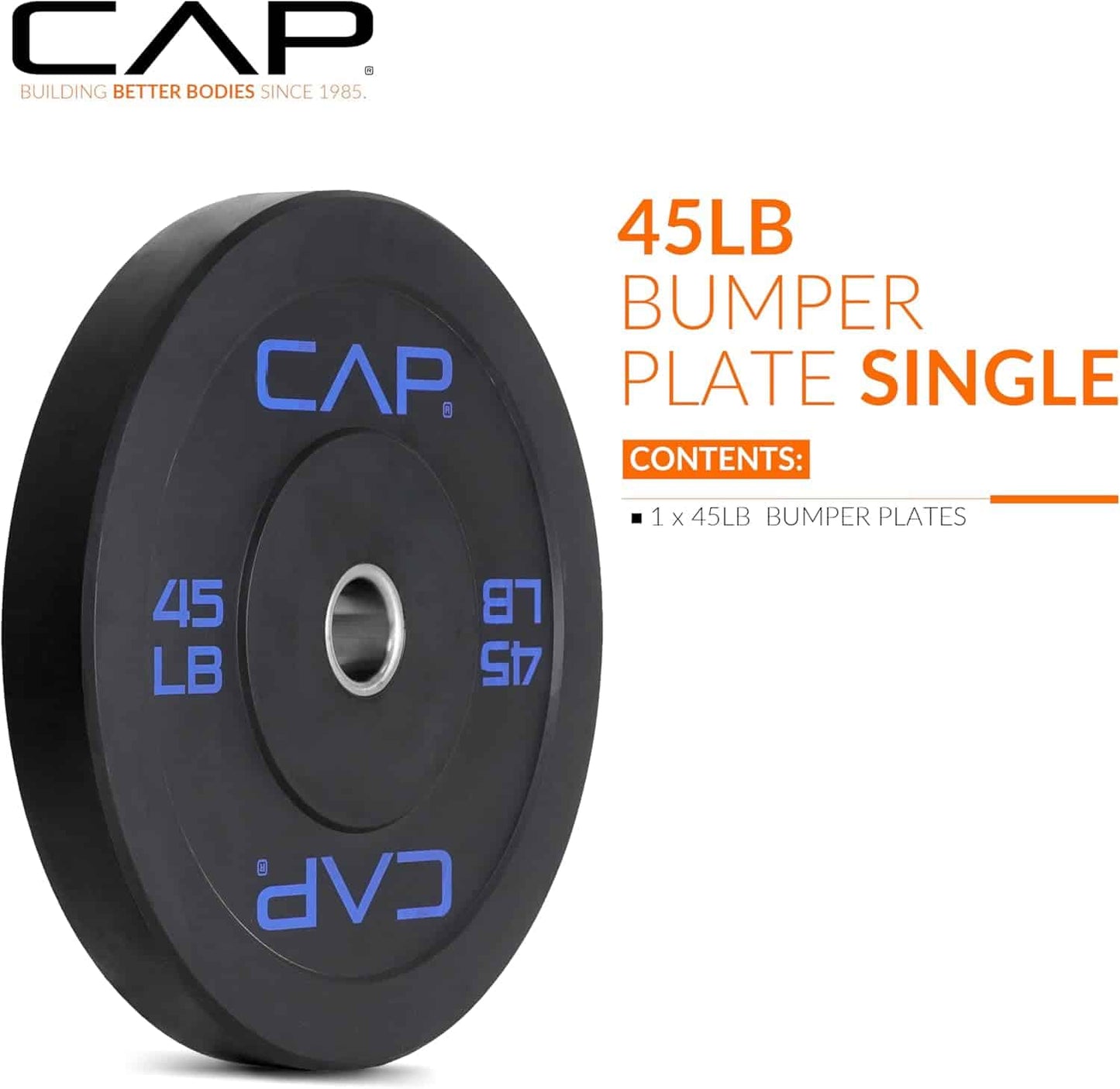 CAP Barbell Rubber Olympic Bumper Plate | Multiple Options CAP Barbell