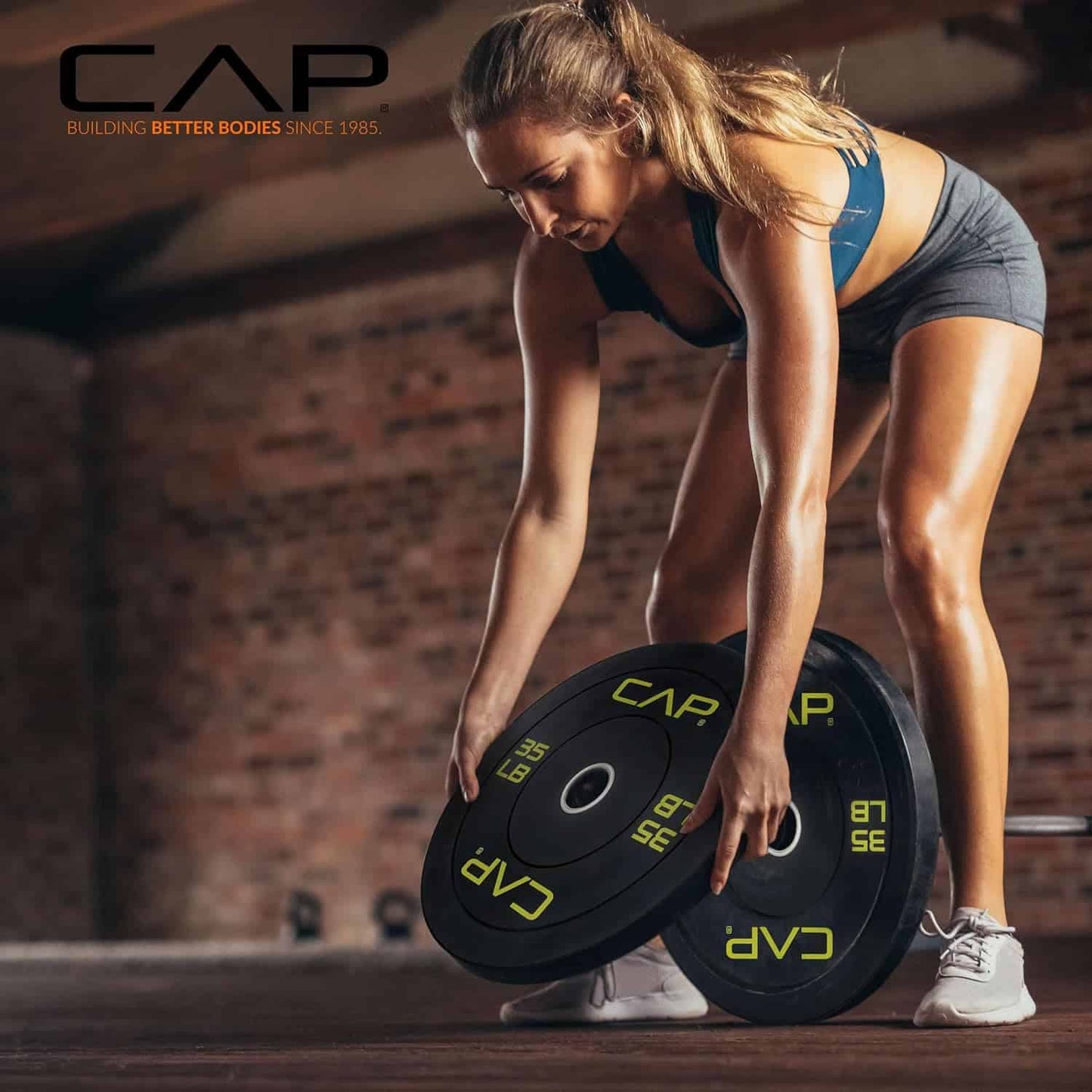 CAP Barbell Rubber Olympic Bumper Plate | Multiple Options CAP Barbell