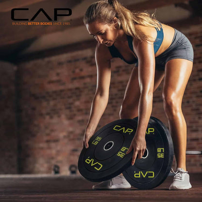 CAP Barbell Rubber Olympic Bumper Plate | Multiple Options CAP Barbell