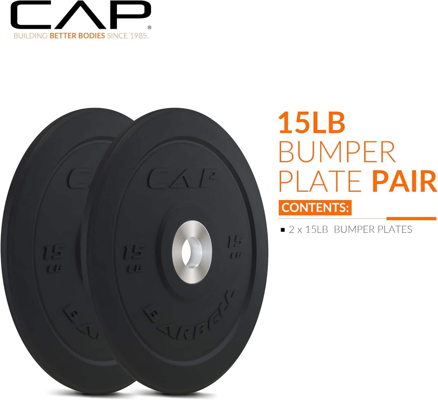 CAP Barbell Rubber Olympic Bumper Plate | Multiple Options CAP Barbell