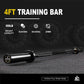 4FT Training Bar with specifications on a dark background