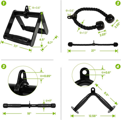 Technical diagram of black metal brackets with dimensions labeled