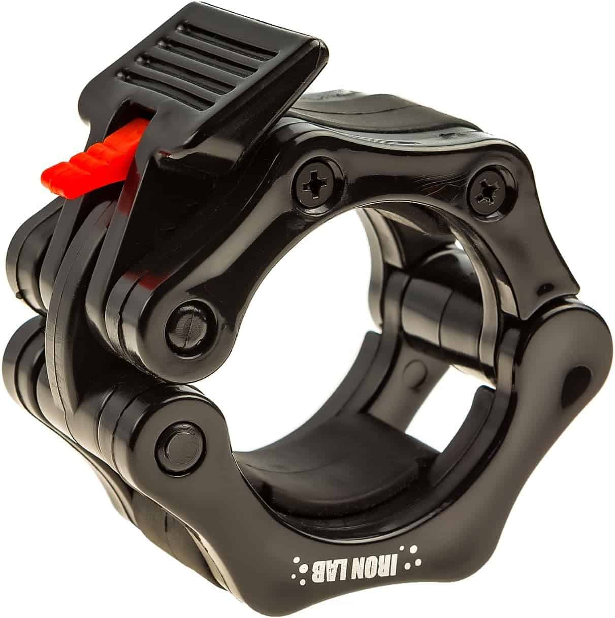 Iron Lab 2-Inch Olympic Barbell Clamps – Pair of Heavy-Duty Quick Release Barbell Collars for Weightlifting, CrossFit & Powerlifting Iron Lab