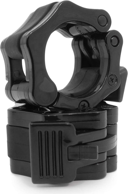 ProsourceFit Olympic Barbell Clamp Collars – Quick Release 2-Inch Barbell Clips (Pair) for Powerlifting, Weightlifting & Strength Training ProsourceFit
