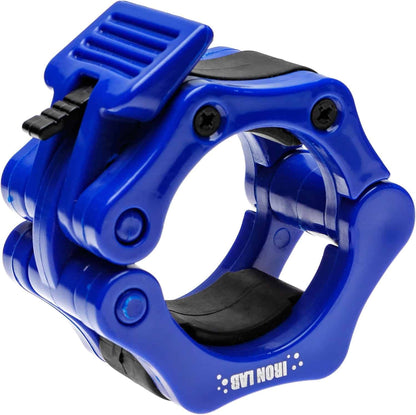 Iron Lab 2-Inch Olympic Barbell Clamps – Pair of Heavy-Duty Quick Release Barbell Collars for Weightlifting, CrossFit & Powerlifting Iron Lab