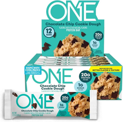 ONE Protein Bars – Reese’s Peanut Butter Flavor – 18g Protein, 3g Sugar – Gluten-Free – 12 Pack x 60g