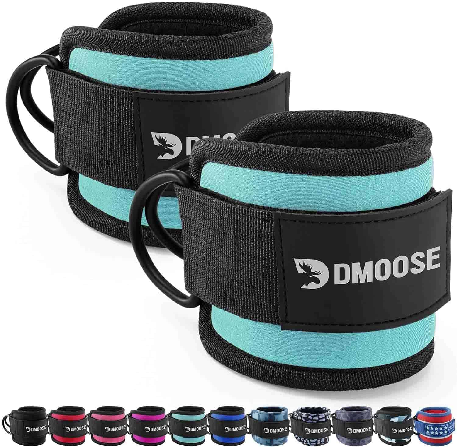 DMoose Ankle Straps for Cable Machines – Glute & Leg Kickback Straps for Gym & Home Use DMoose