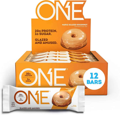 ONE Protein Bars – Reese’s Peanut Butter Flavor – 18g Protein, 3g Sugar – Gluten-Free – 12 Pack x 60g