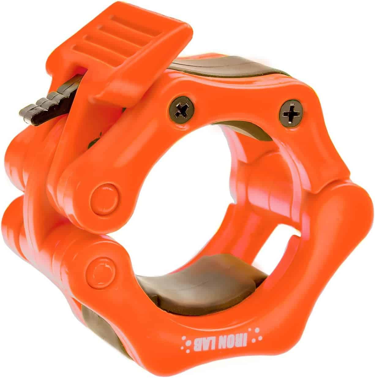 Iron Lab 2-Inch Olympic Barbell Clamps – Pair of Heavy-Duty Quick Release Barbell Collars for Weightlifting, CrossFit & Powerlifting Iron Lab