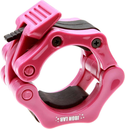 Iron Lab 2-Inch Olympic Barbell Clamps – Pair of Heavy-Duty Quick Release Barbell Collars for Weightlifting, CrossFit & Powerlifting Iron Lab