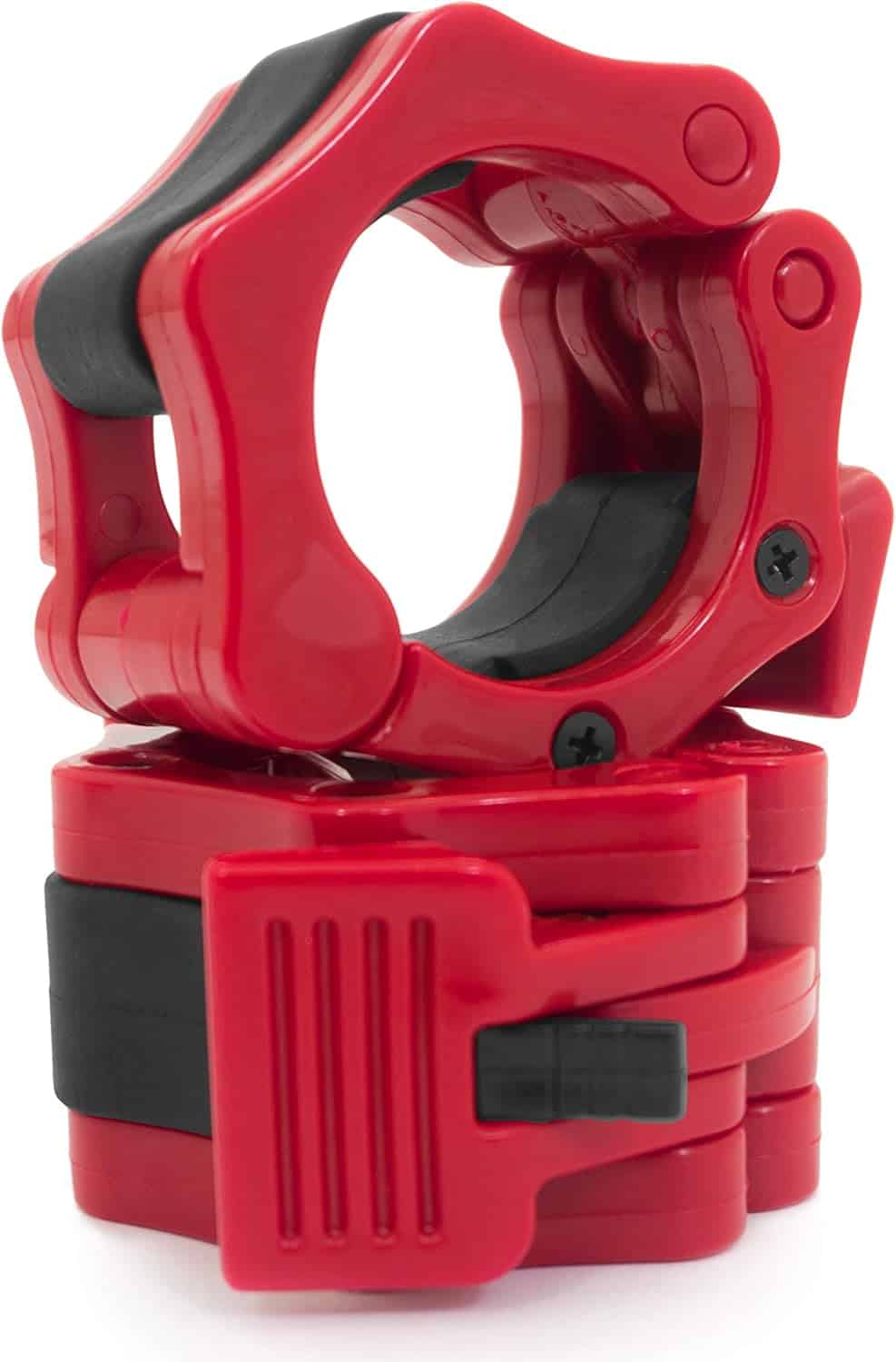 ProsourceFit Olympic Barbell Clamp Collars – Quick Release 2-Inch Barbell Clips (Pair) for Powerlifting, Weightlifting & Strength Training ProsourceFit