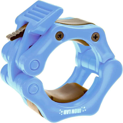 Iron Lab 2-Inch Olympic Barbell Clamps – Pair of Heavy-Duty Quick Release Barbell Collars for Weightlifting, CrossFit & Powerlifting Iron Lab