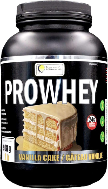 ProWhey Ultra-Filtered Whey Protein Powder – 2lb / 5lb | Build Lean Muscle & Enhance Recovery Sunshine Biopharma