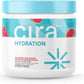 Cura Hydration container with watermelon sugar flavor on a white background