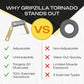 Comparison chart highlighting features of Gripzilla Tornado fitness product versus competitors.